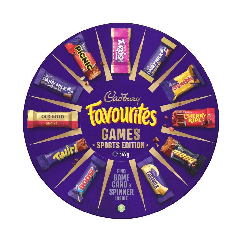 Cadbury Favourites Games Tin 665g