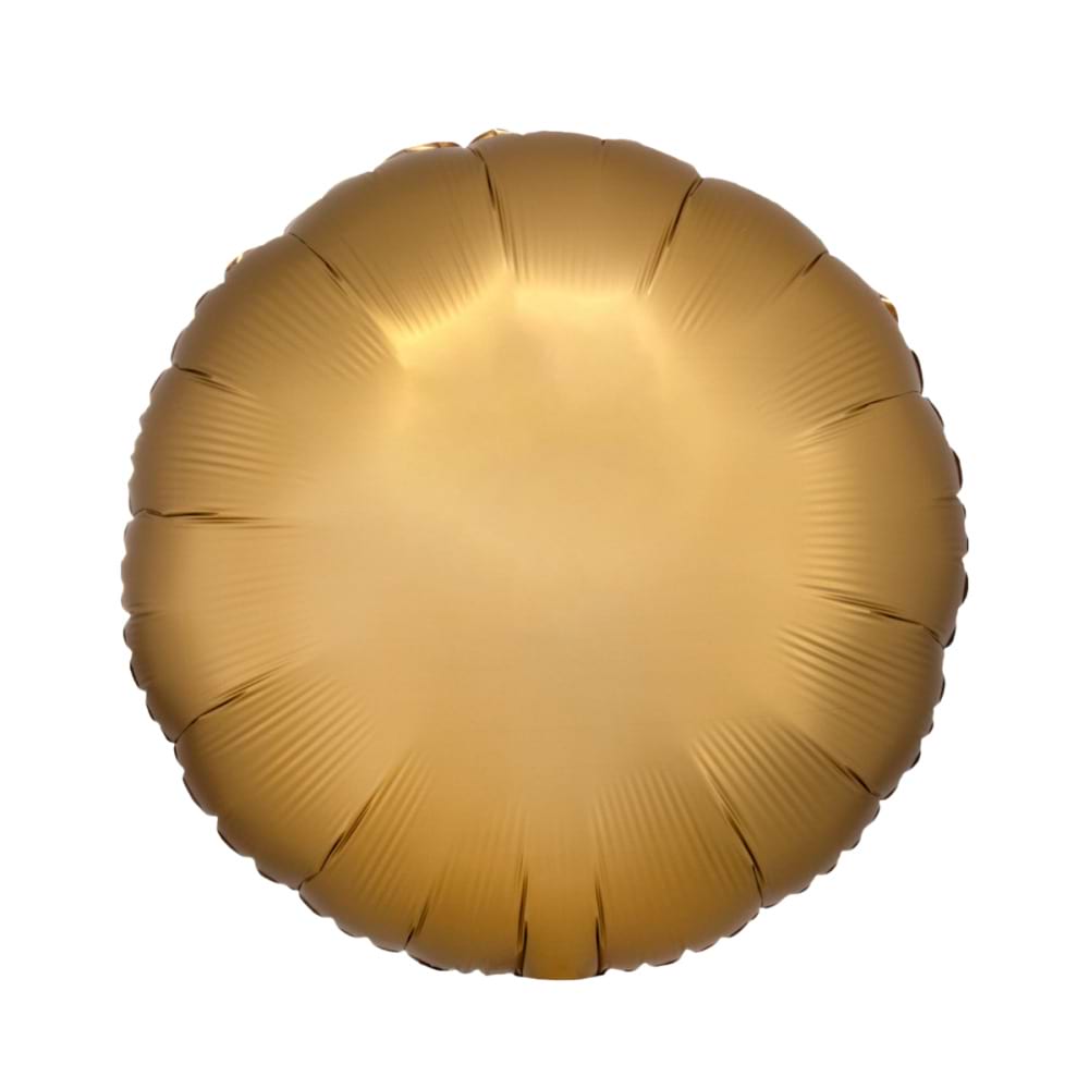 Satin Luxe Gold Circle