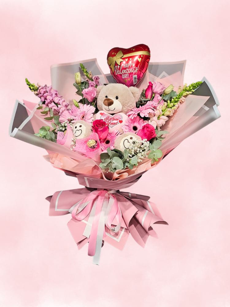 Pretty in Pink Valentine Bouquet